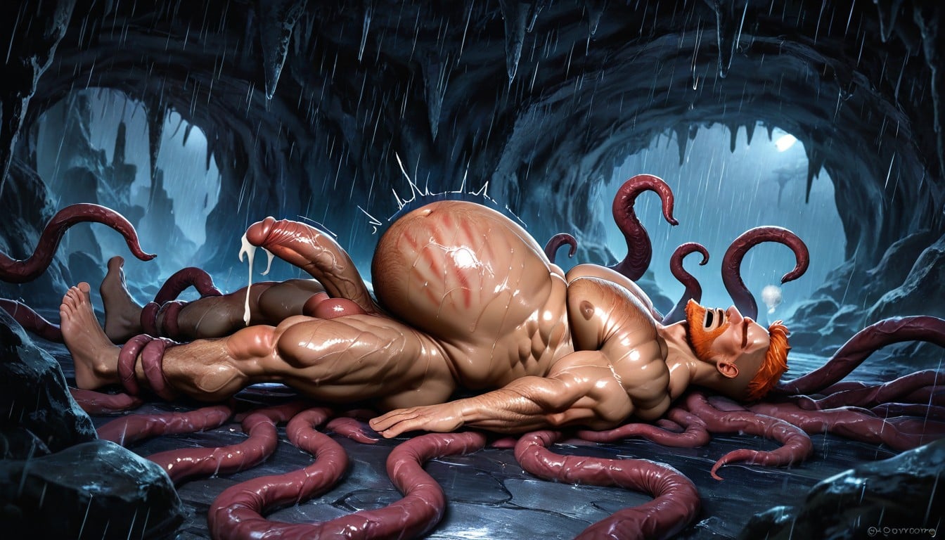 프론트뷰, Giant Tentacles Bigger Than Man, Pregnancy Stretch Marks 게이 AI 포르노
