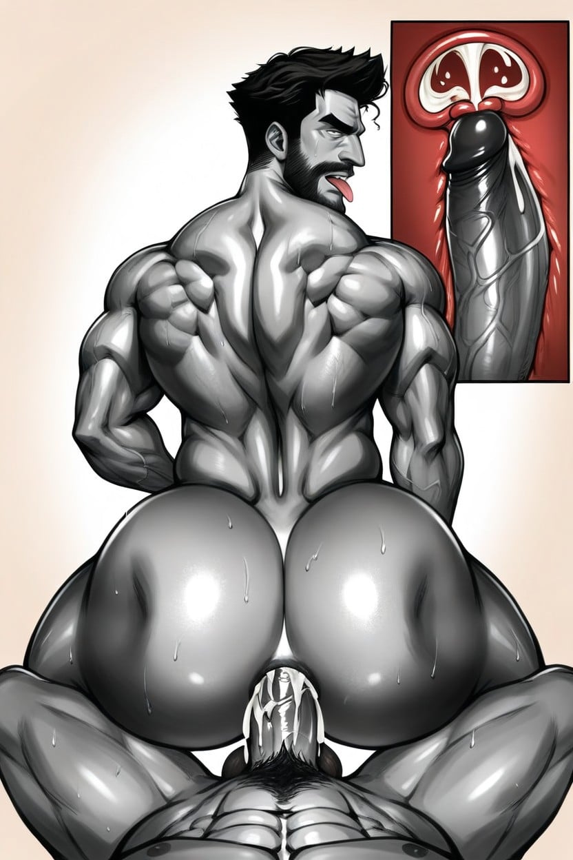 Light Body Hair, Tight Round Juicy Ass, Regarder La Visionneuse Porno IA Gay