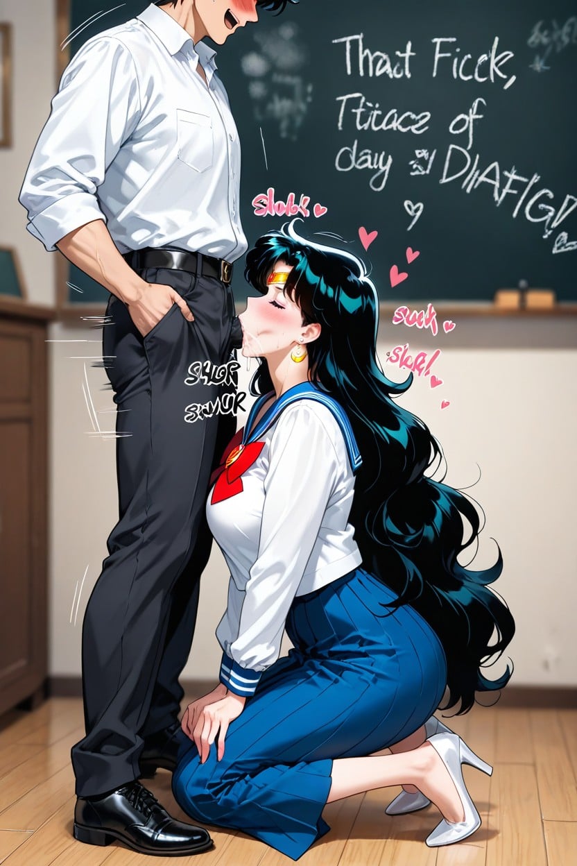 Sailor Moon, Messy Hair, Excited Hentai AI Porn