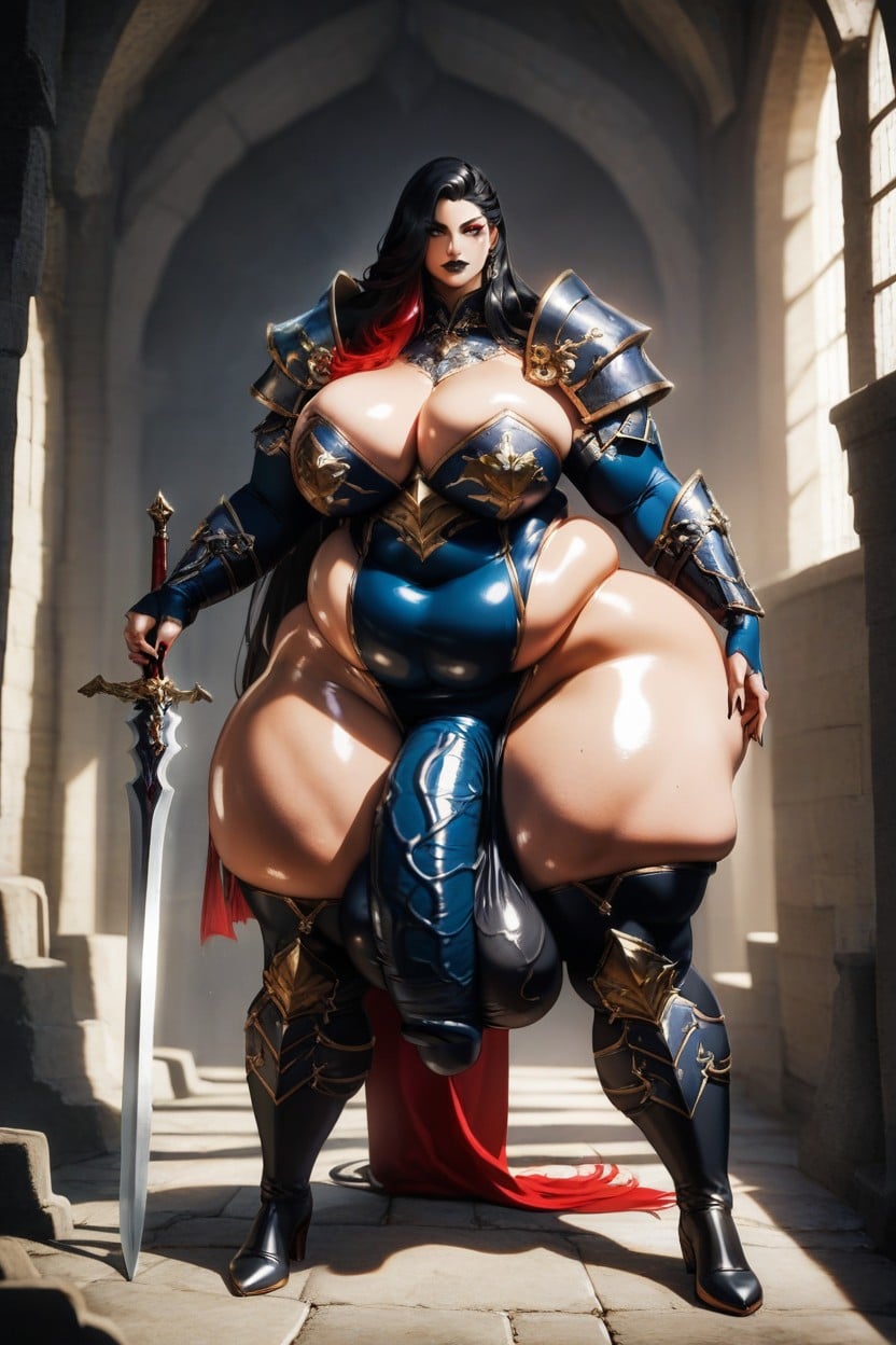 Wide Hips, 18+, Morbidly Obese Shemale AI Porn