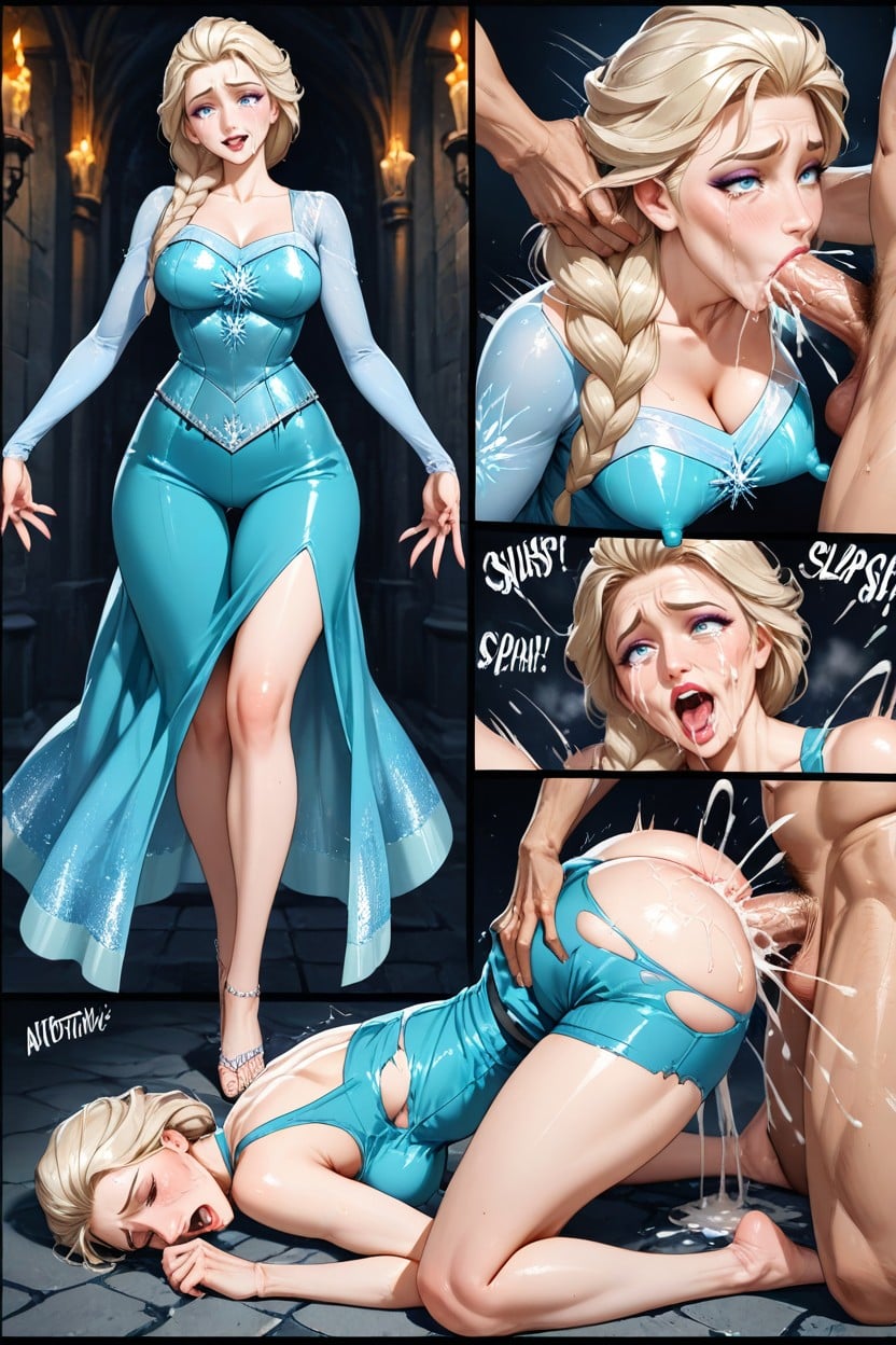 Deepthroat, Small Ass, Uni-directional Edge Lighting Hentai AI Porn
