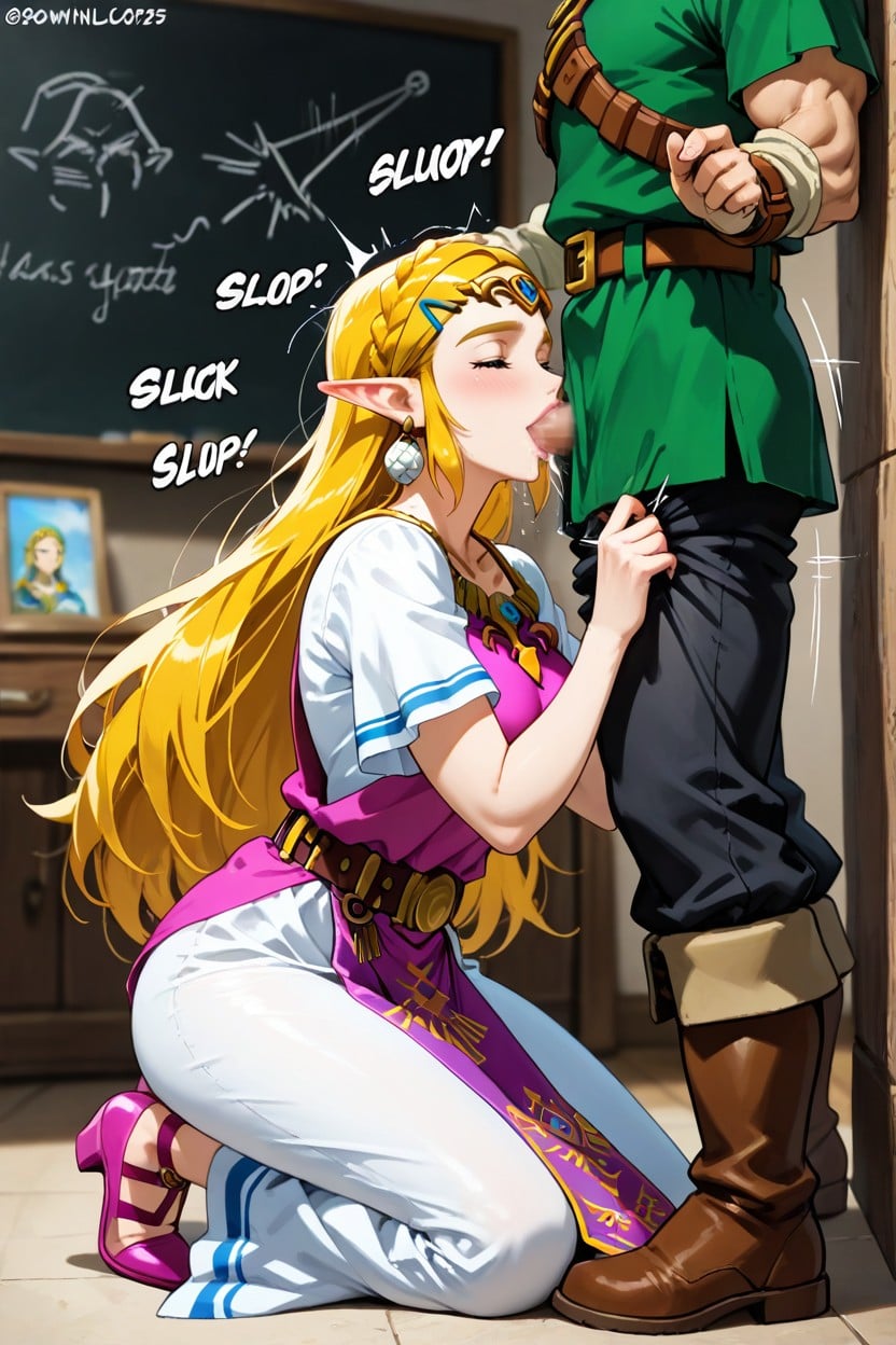 Man Face Hidden, 18+, Zelda From Ocarina Of Time Hentai AI Porn