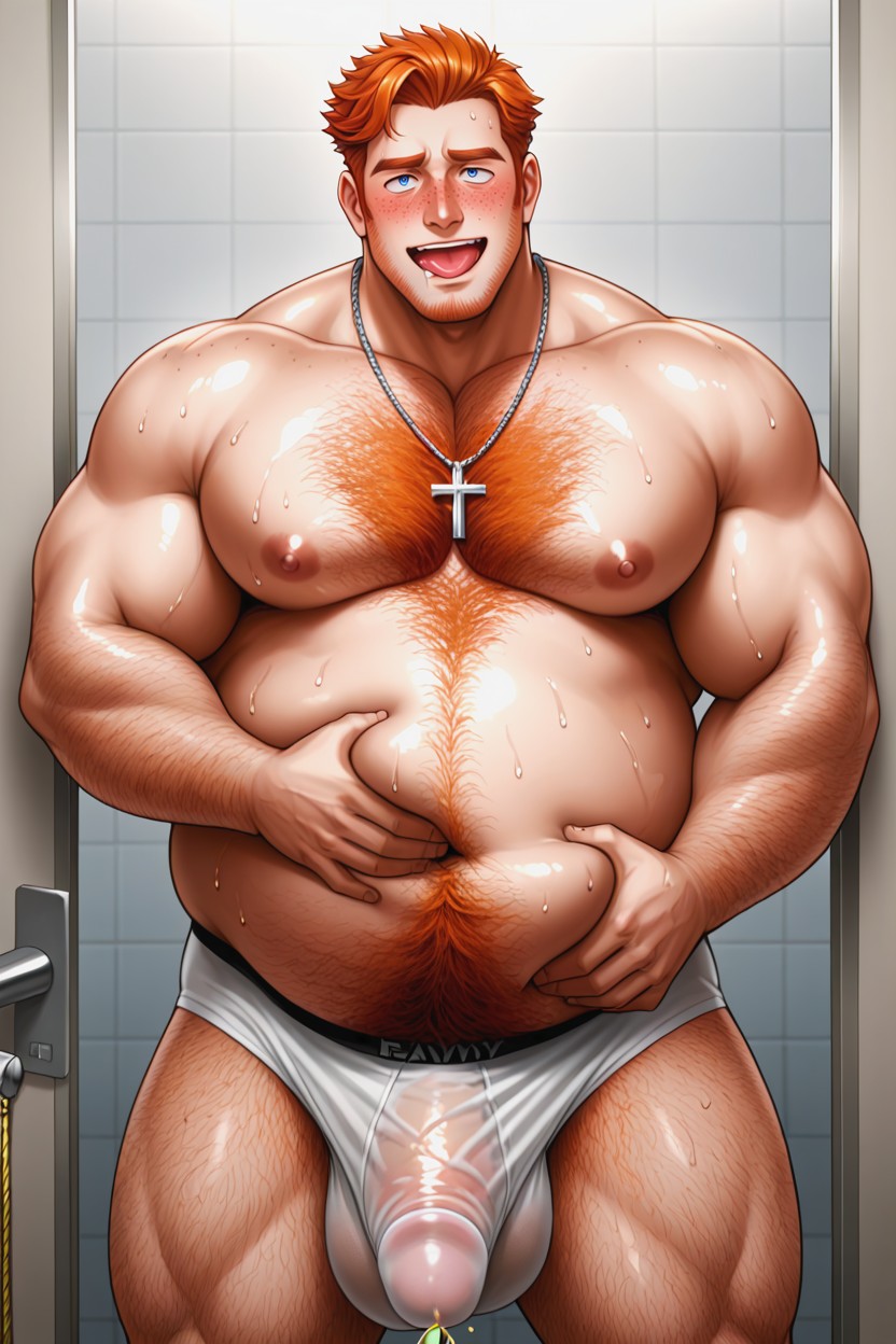 Happy, Bent Over, Climax Without Context AI Gay Porn