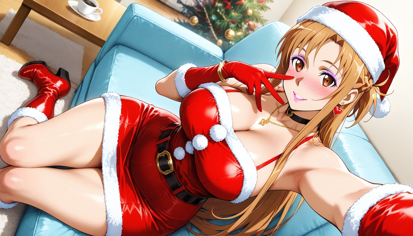 25+, Santa Outfit, Large Hentai AI Porn