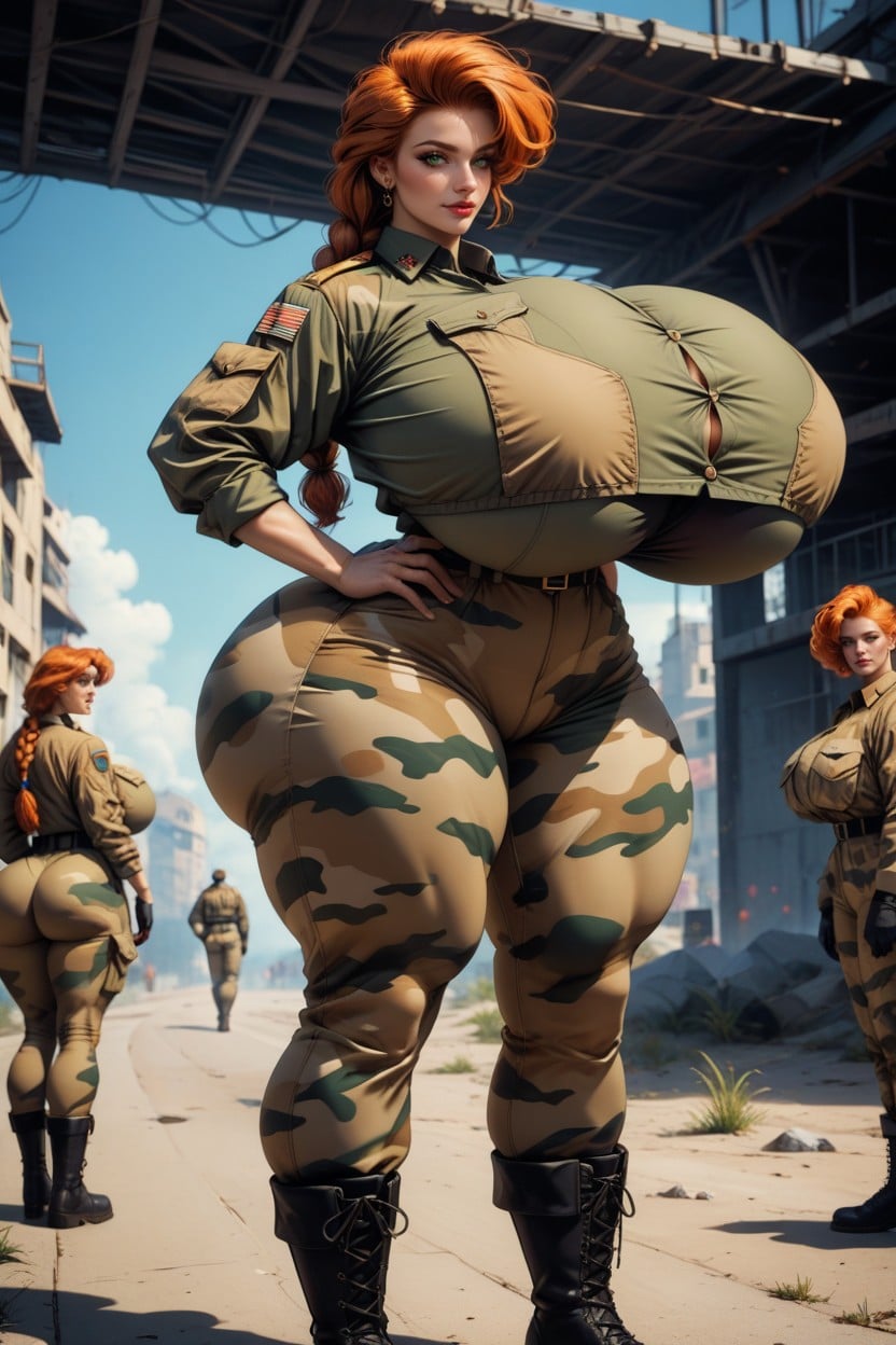 Gigantic Boobs, Huge Hips, Massive Tits AI Porn