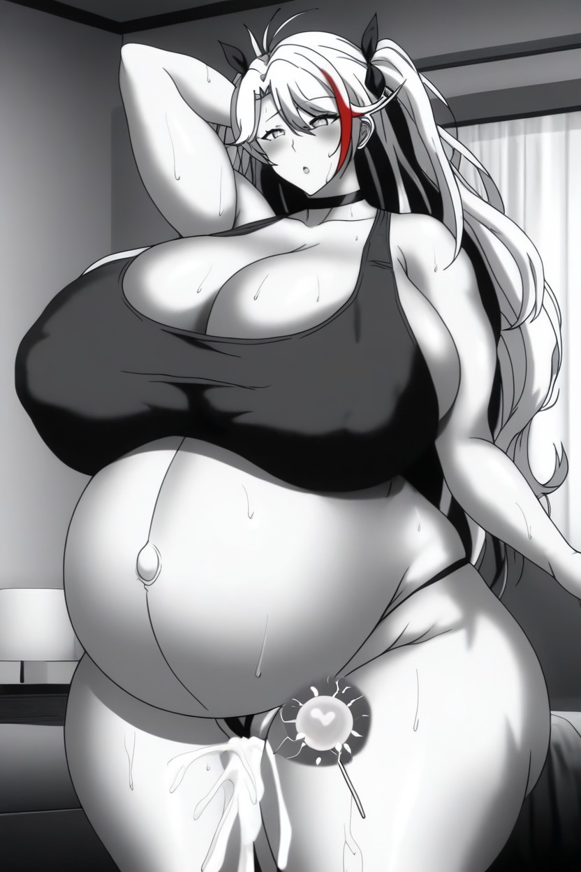 Pencil Waist, Muslos Gruesos, Impregnación Hentai IA