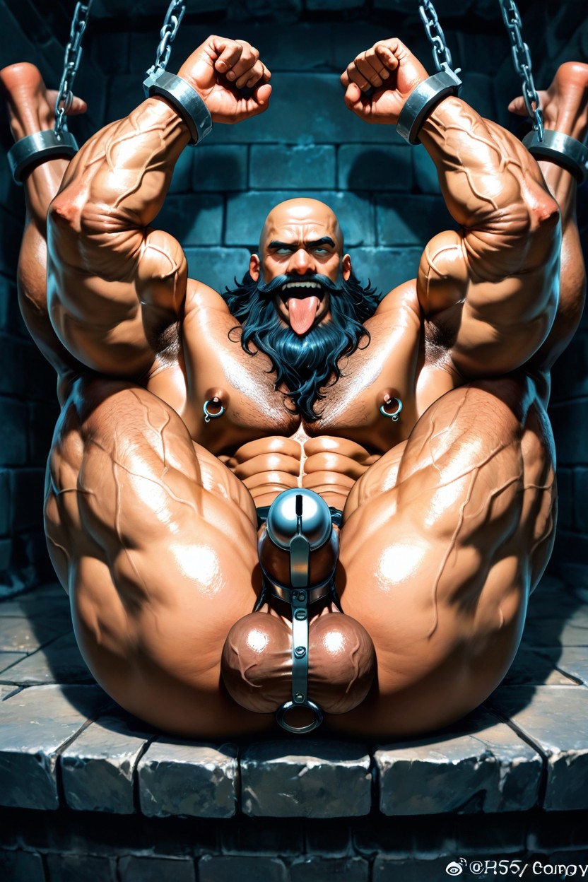 Muscular Legs, No Hair On Chest, Big Veins Porno IA Gay