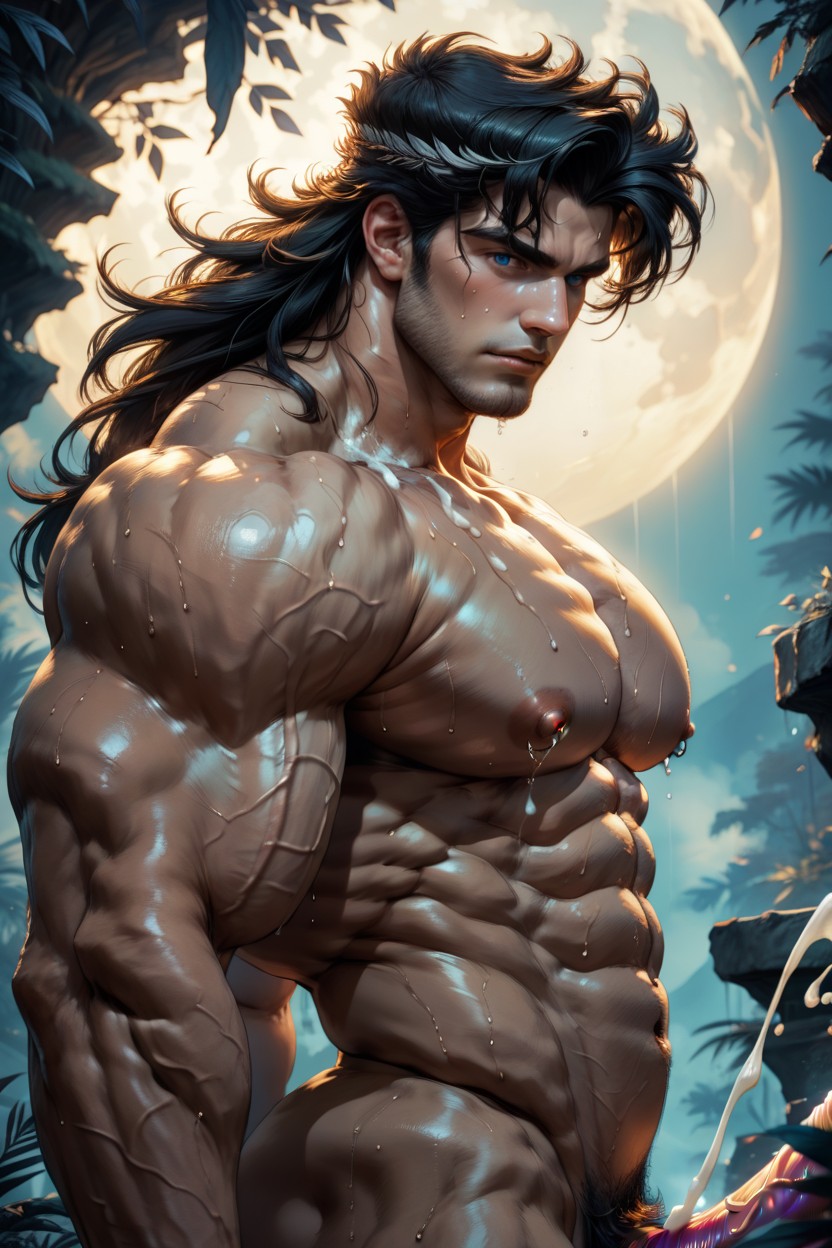 Beautiful Lighting, Smooth Skin, Thick Pecs Porno IA Gay