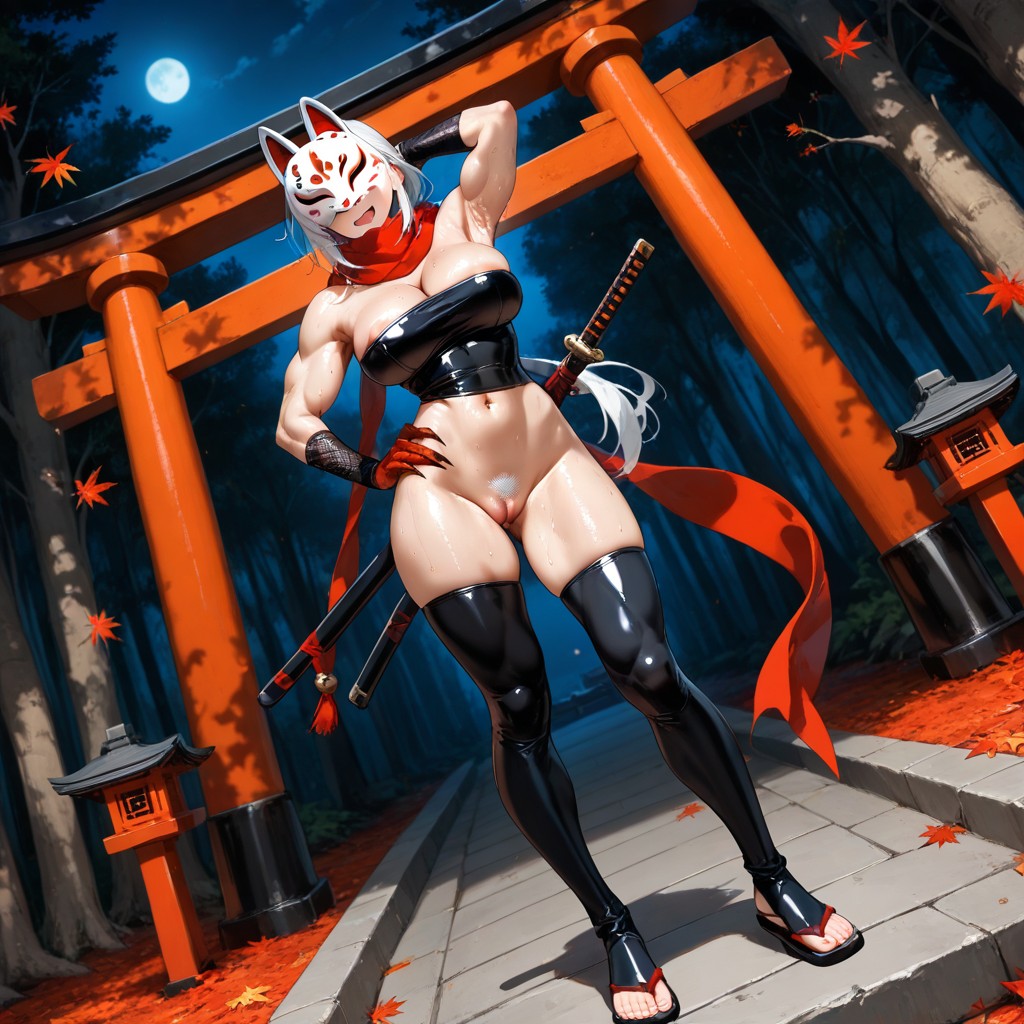 Ninja Scroll, Naked, Glowing Hentai IA