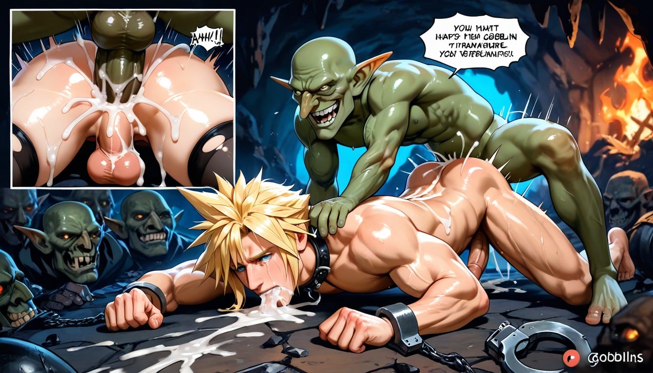 Lots Of Naked Goblins Around, Put In Doggy Style, Men Porno IA Gay