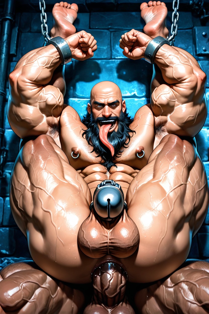 阴茎贞操笼, Huge Muscles, High Definition AI同性戀黃片