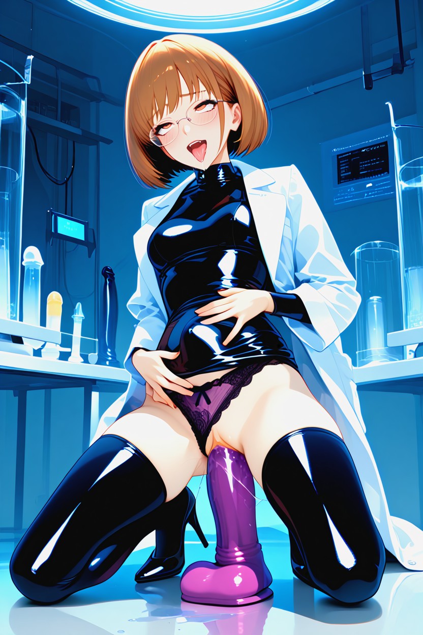 小さな胸, Laboratory, Drooling AIポルノ