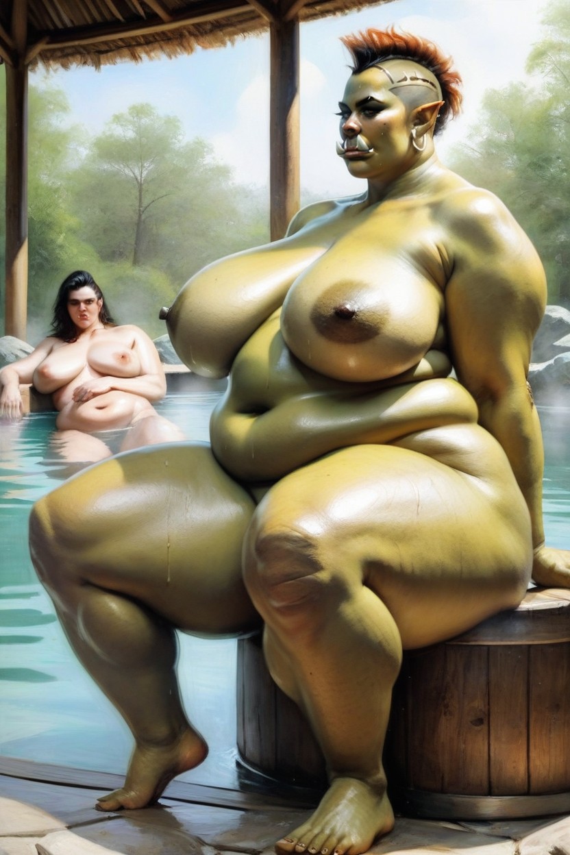Thick, Sweaty, Massive Ass AI Porn