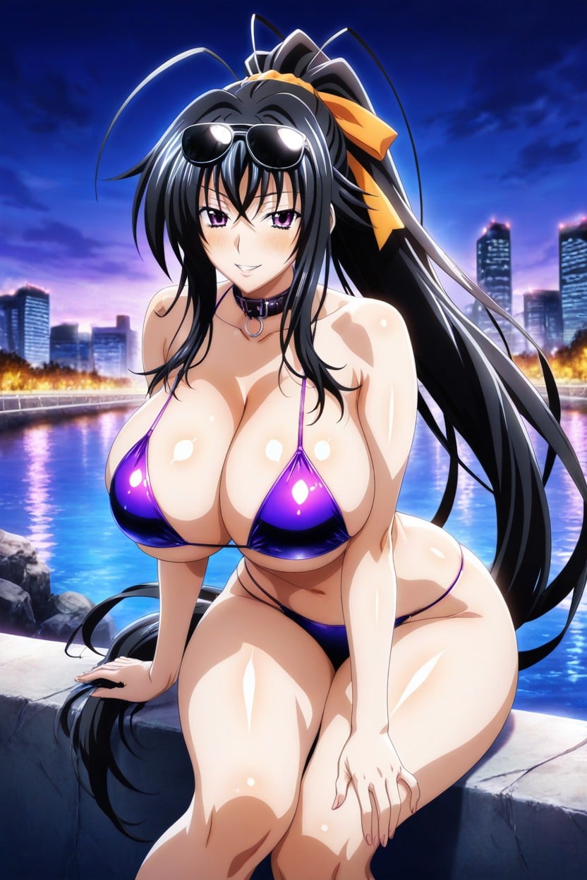 Hot Body, Akeno Himejima From Dxd, Long Legs Hentai IA