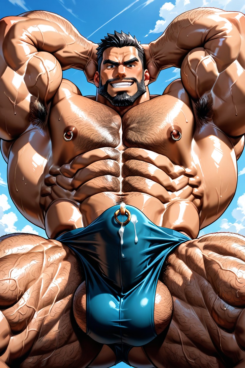 Bearded Man, 18+, Bite Massive Porno IA Gay