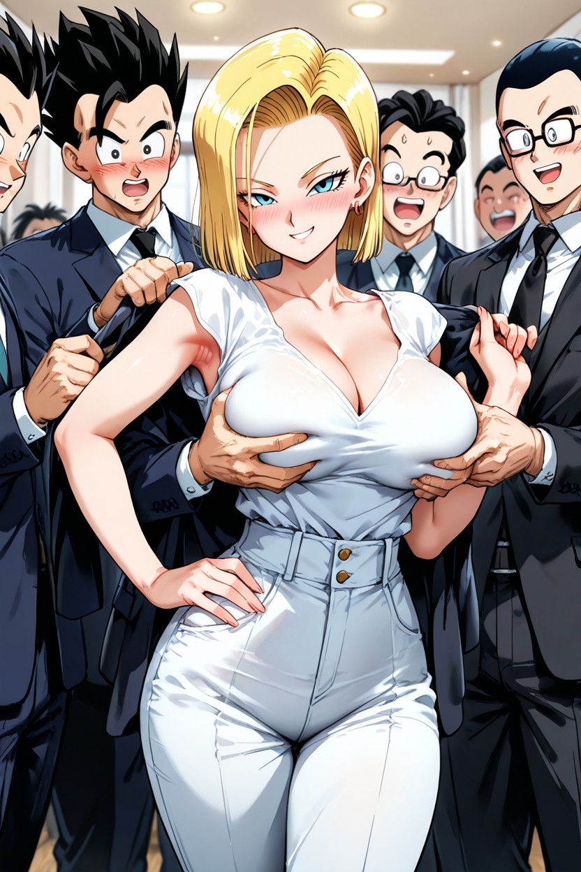 Mischievous (smiling While Blushing), 18+, Embarrassed Hentai AI Porn