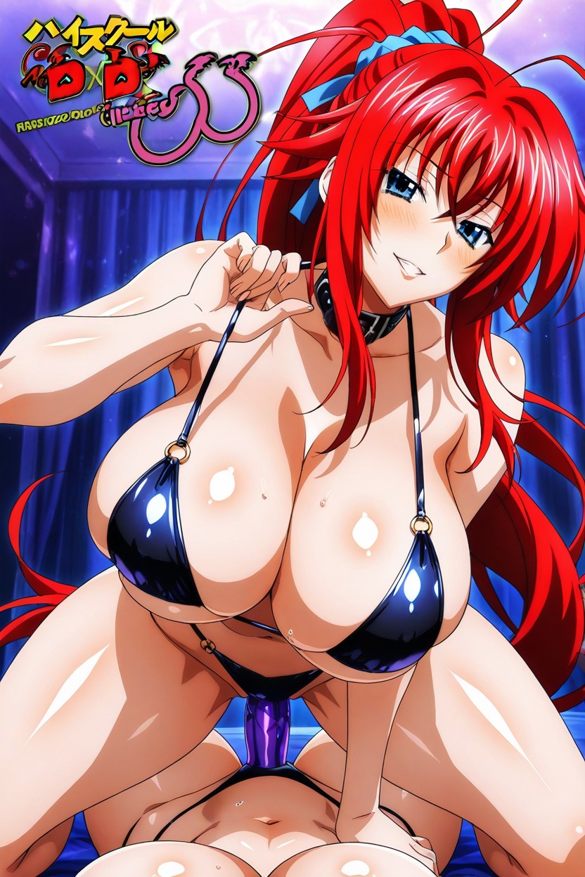 Red Hair, Hot Body, Black Hair Tied In Ponytail ヘンタイAIポルノ