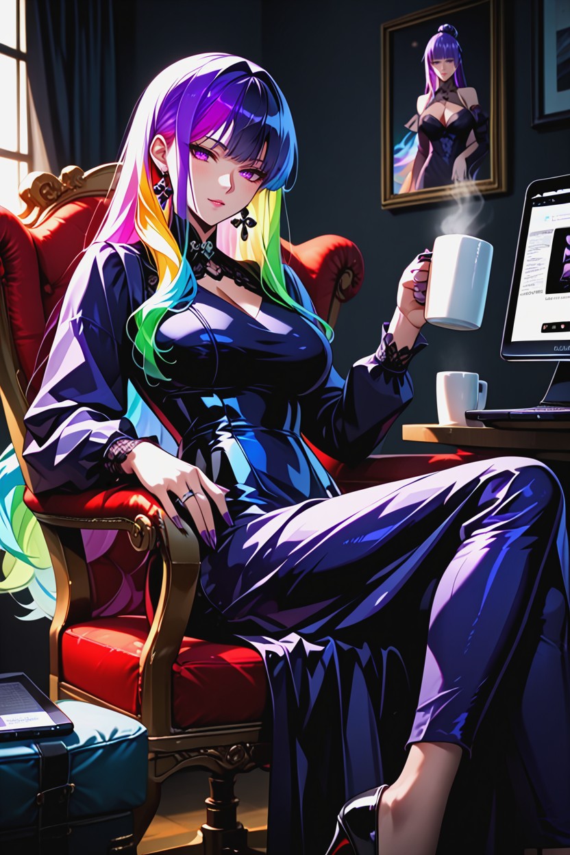 Amazing Quality, Mature Body, Looking_at_viewer Hentai AI Porn
