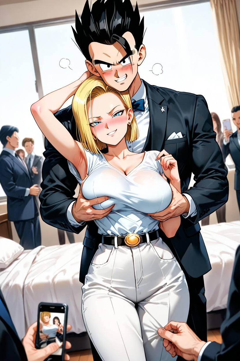 Smirk, Horny, Mischievous (smiling While Blushing) Hentai AI Porn