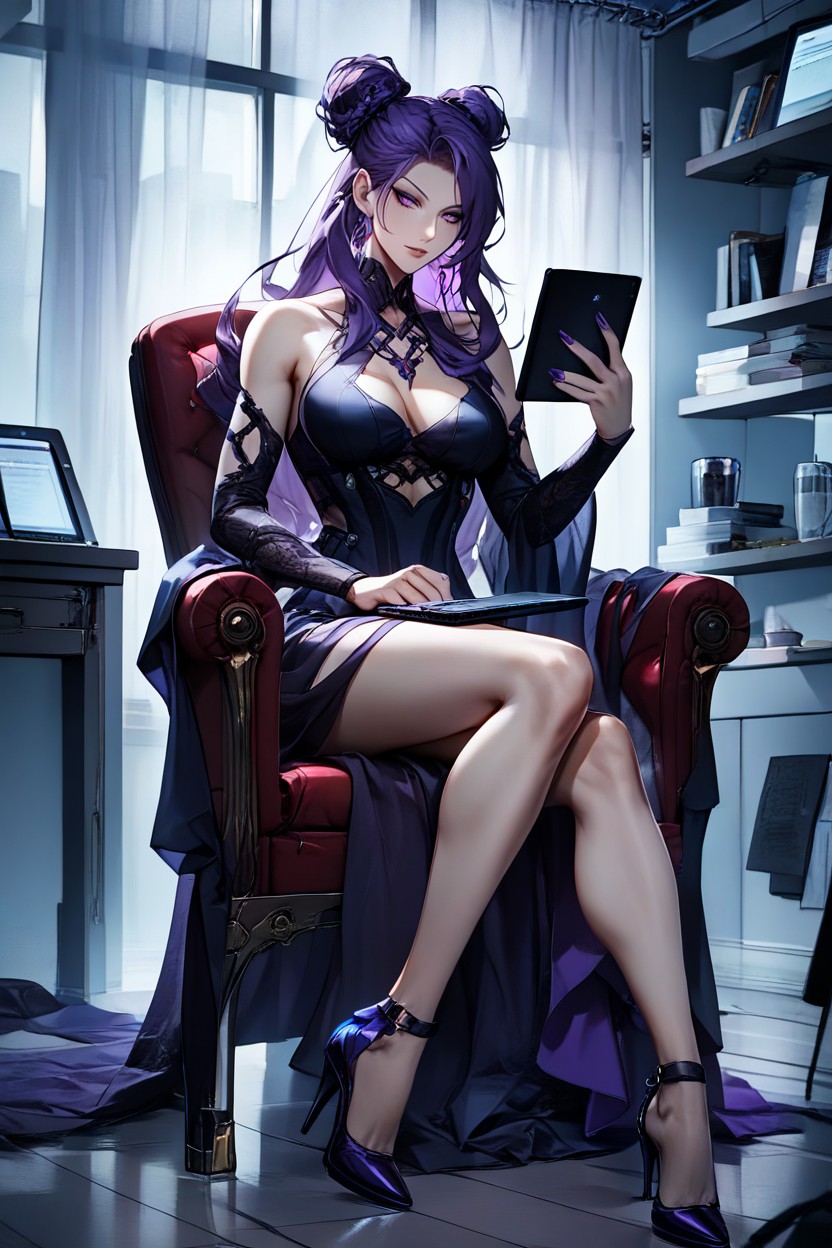 Cup, Depth Of Field, Long_hair Hentai AI Porn