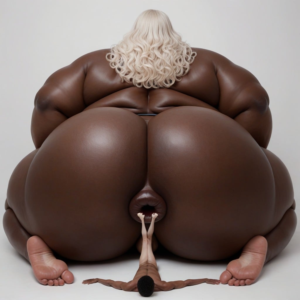 Chubby, Fat, Straight Hair AI Gay Porn