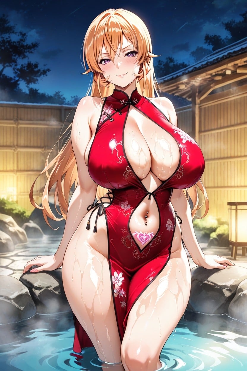 Natural Breast, Voluptuous, Outfits Flexible AI Porn