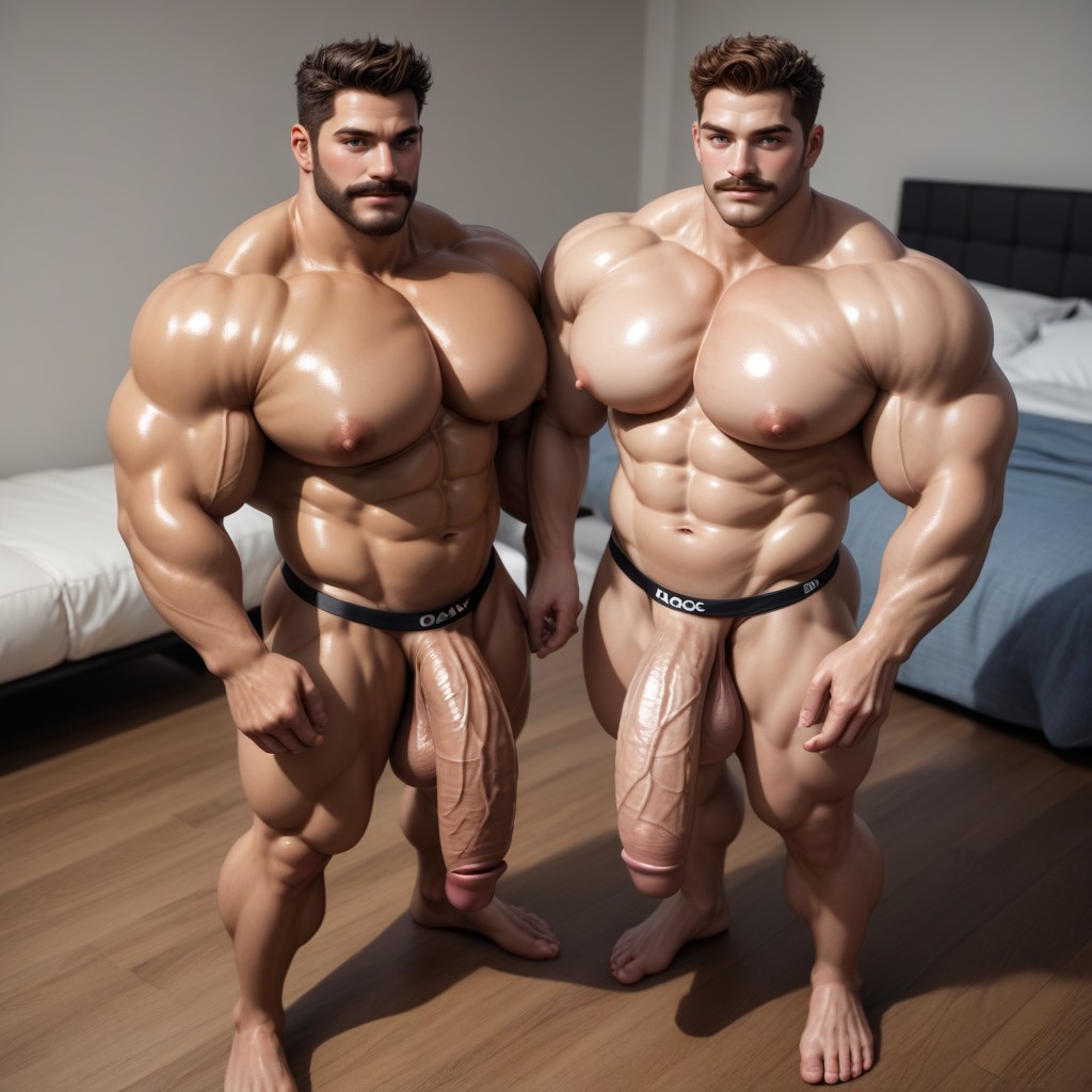 One With Abs, Round Pillowy Pecs, Hyper Huge Feet Porno IA Gay