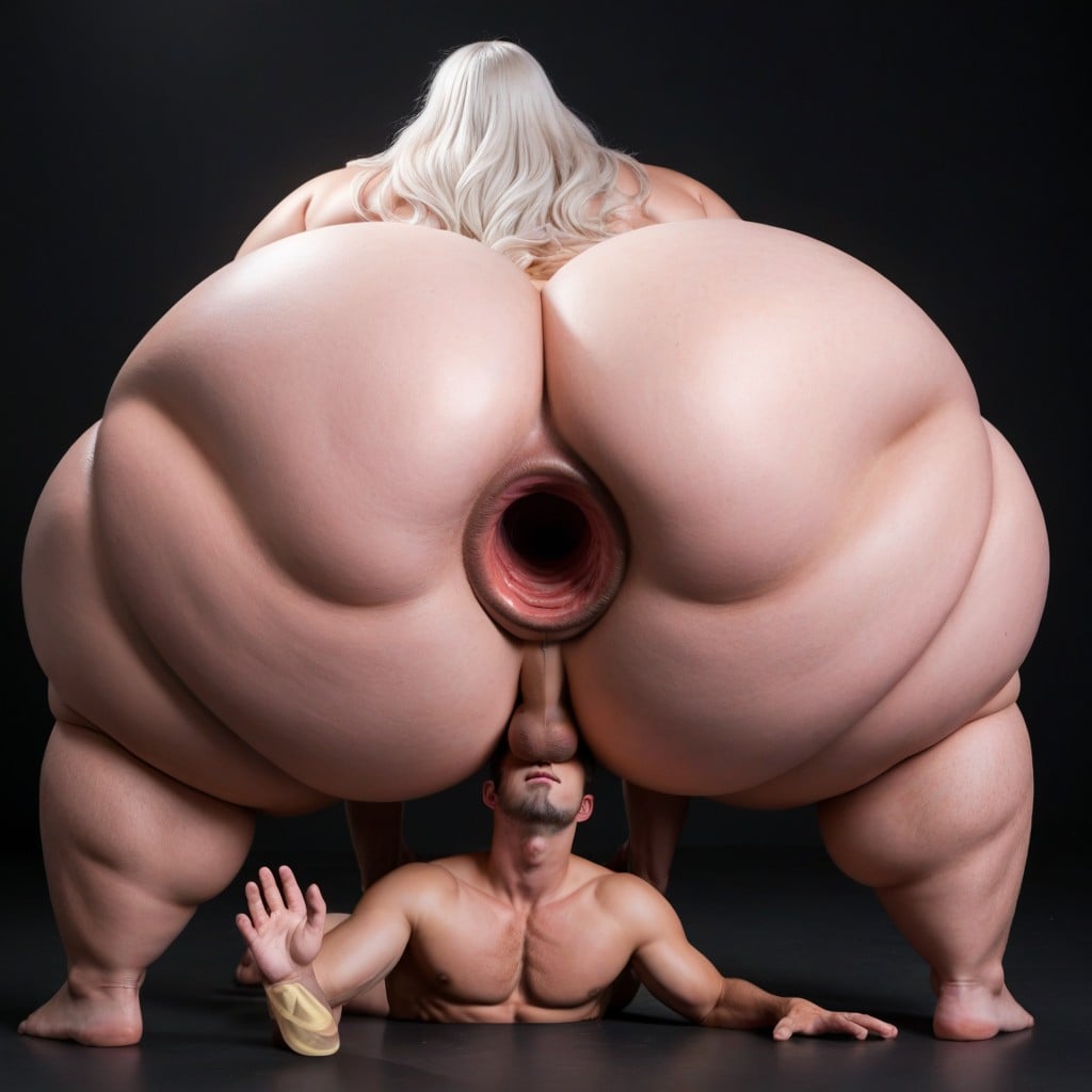작은, Morbidly Obese, Ass Worship 게이 AI 포르노