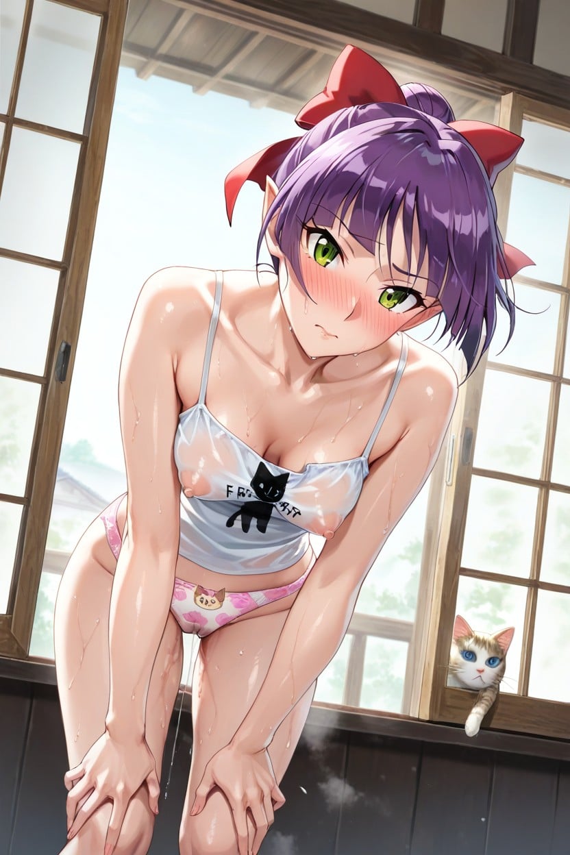 Blush, K, Sweaty Hentai AI Porn