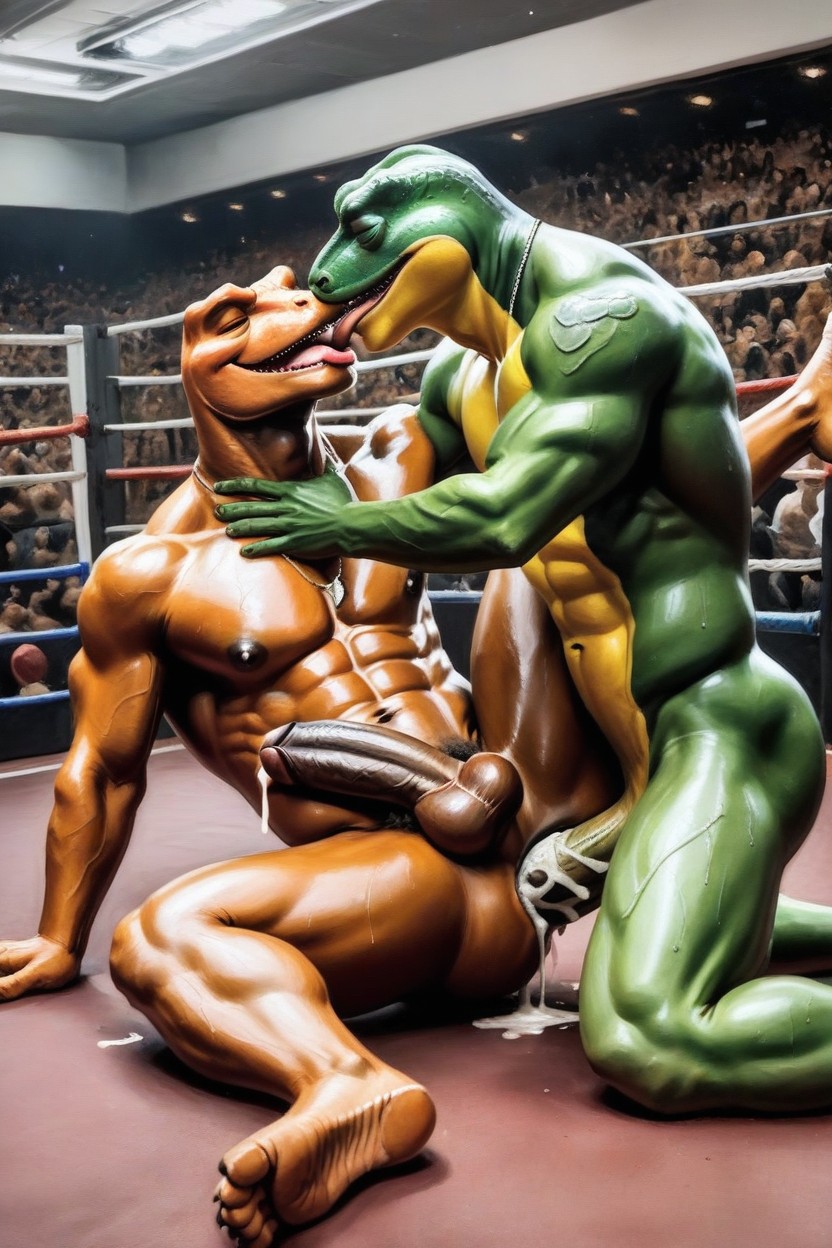 Spread Legs, Gay Frogs, Cock Furry AI Porn