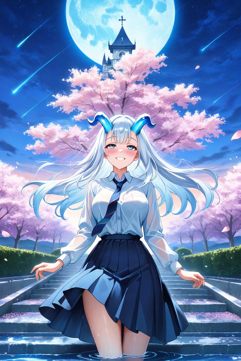 Blessed, Saccubas, View From Below Hentai AI Porn
