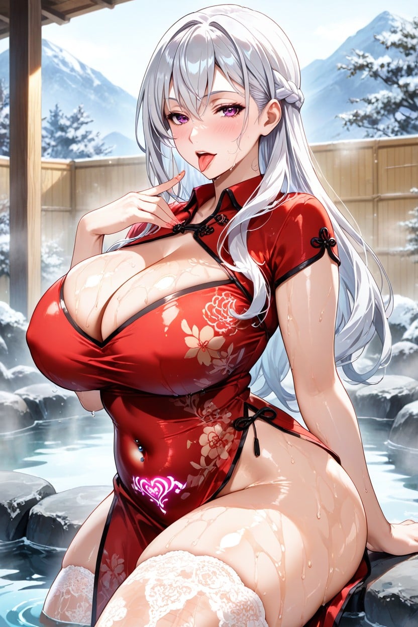 Long Down To Her Back, Food Wars, Waist AI Porn