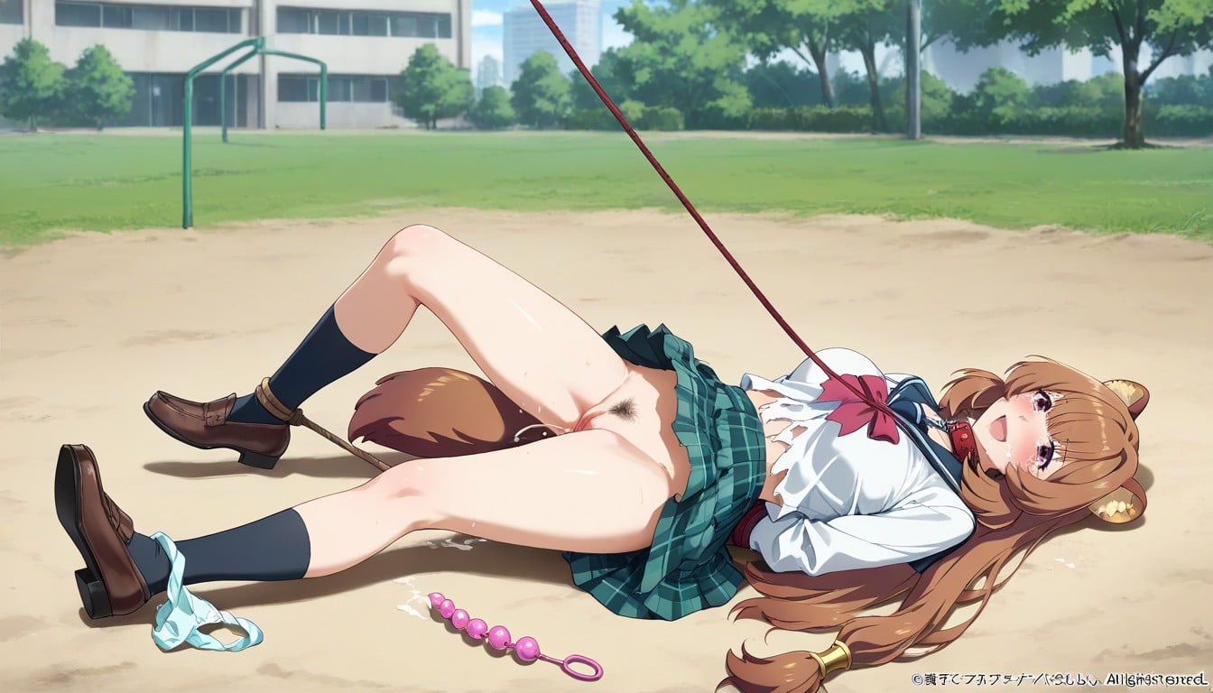 Dirt Playground, Panties Visible, High Resolution Hentai AI Porn