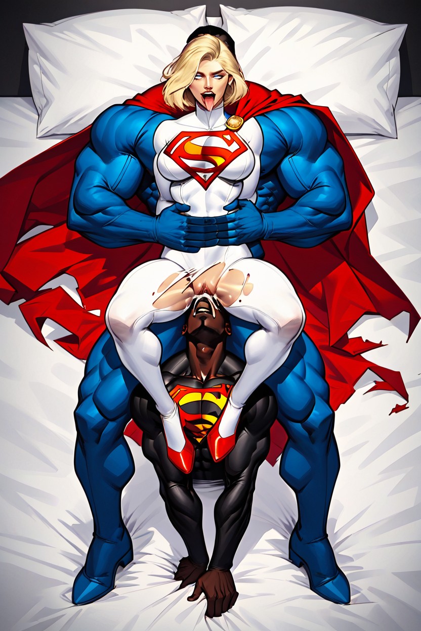 Orgasm, Squirt, Val Zod Black Superman Hentai AI Porn