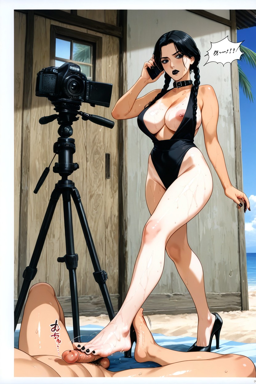 Visible Breasts, Exposed Breasts, Motion Lines Hentai AI Porn