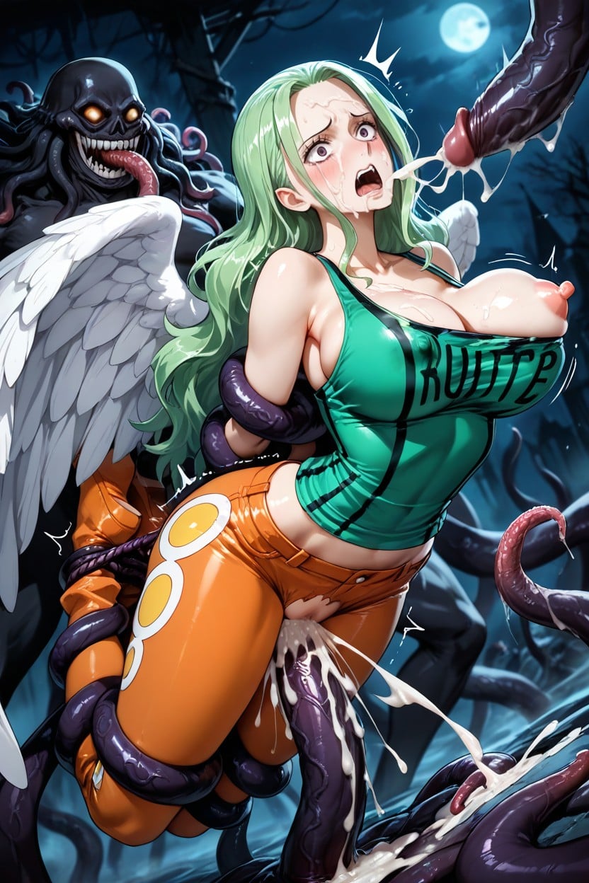 Horror Story, Haunted, Panicking Hentai AI Porn