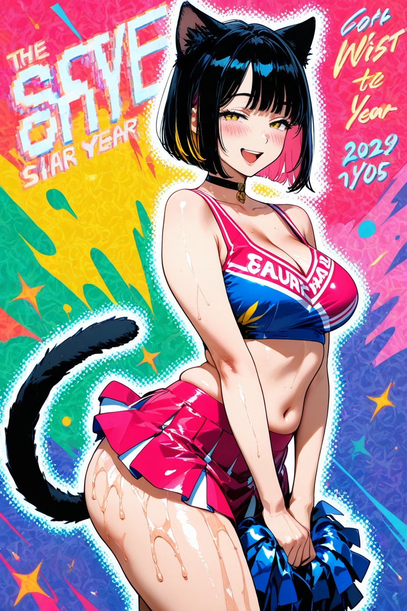 Soft Round Face, Ears, Cleavage Hentai AI Porn