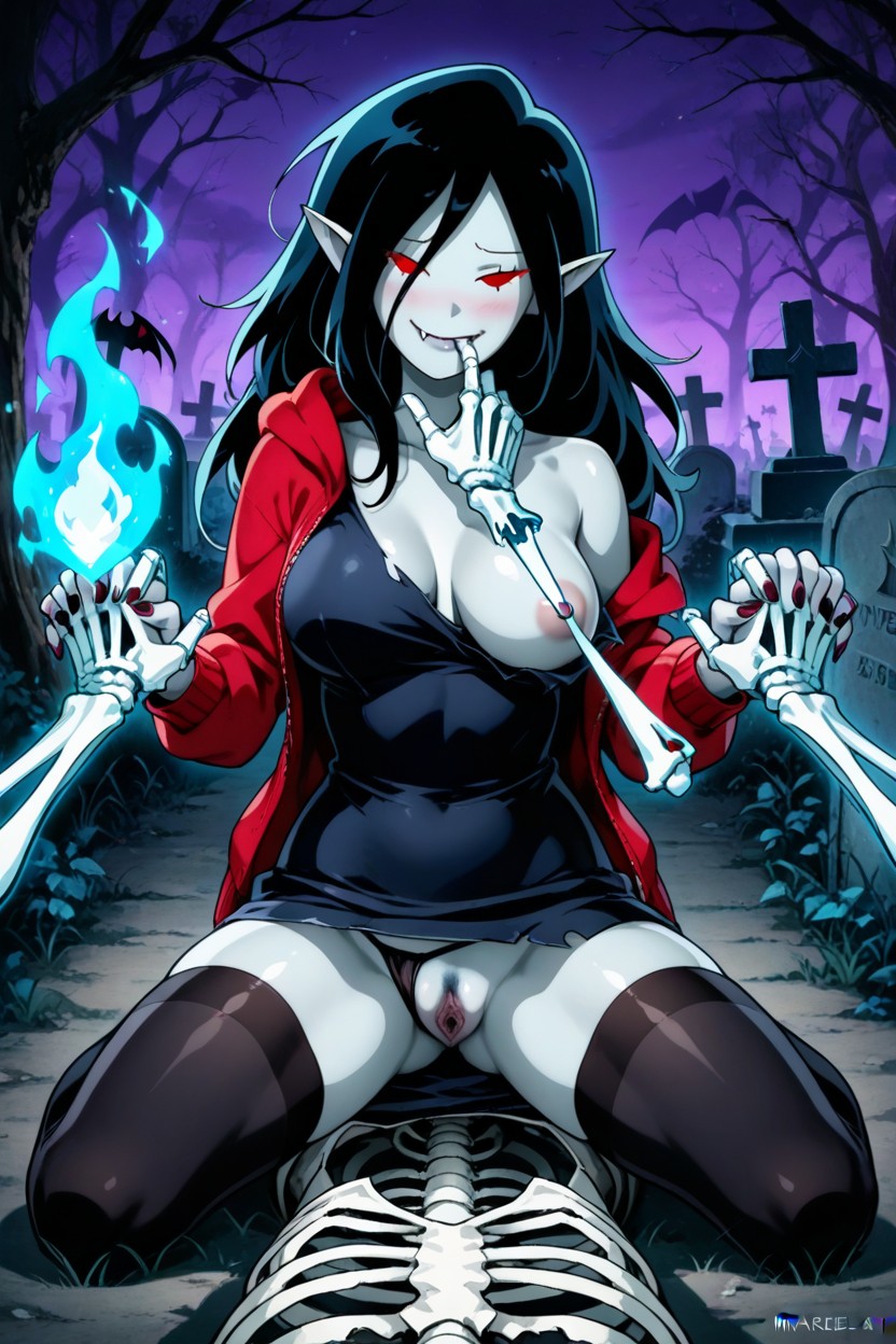 Long Hair, Ground Up Pov, Graveyard Hentai AI Porn