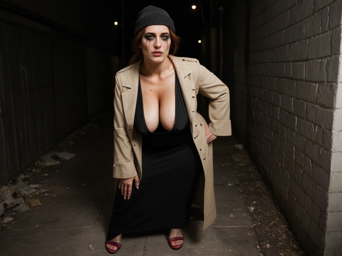 Nipple Slip, Straight, Many People Around AI Porn