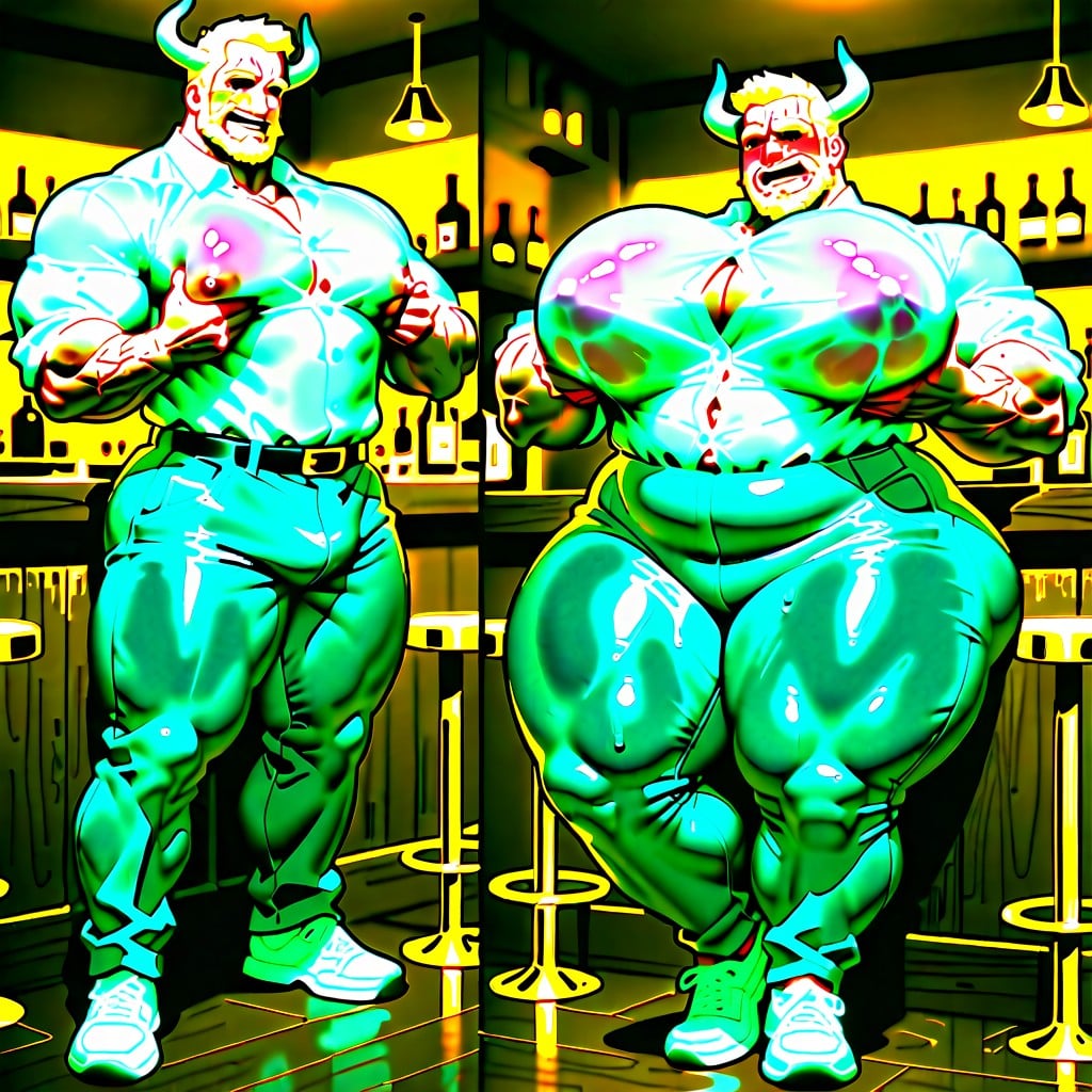 30+, Hyper Breasts, Milk Out Of AI Gay Porn