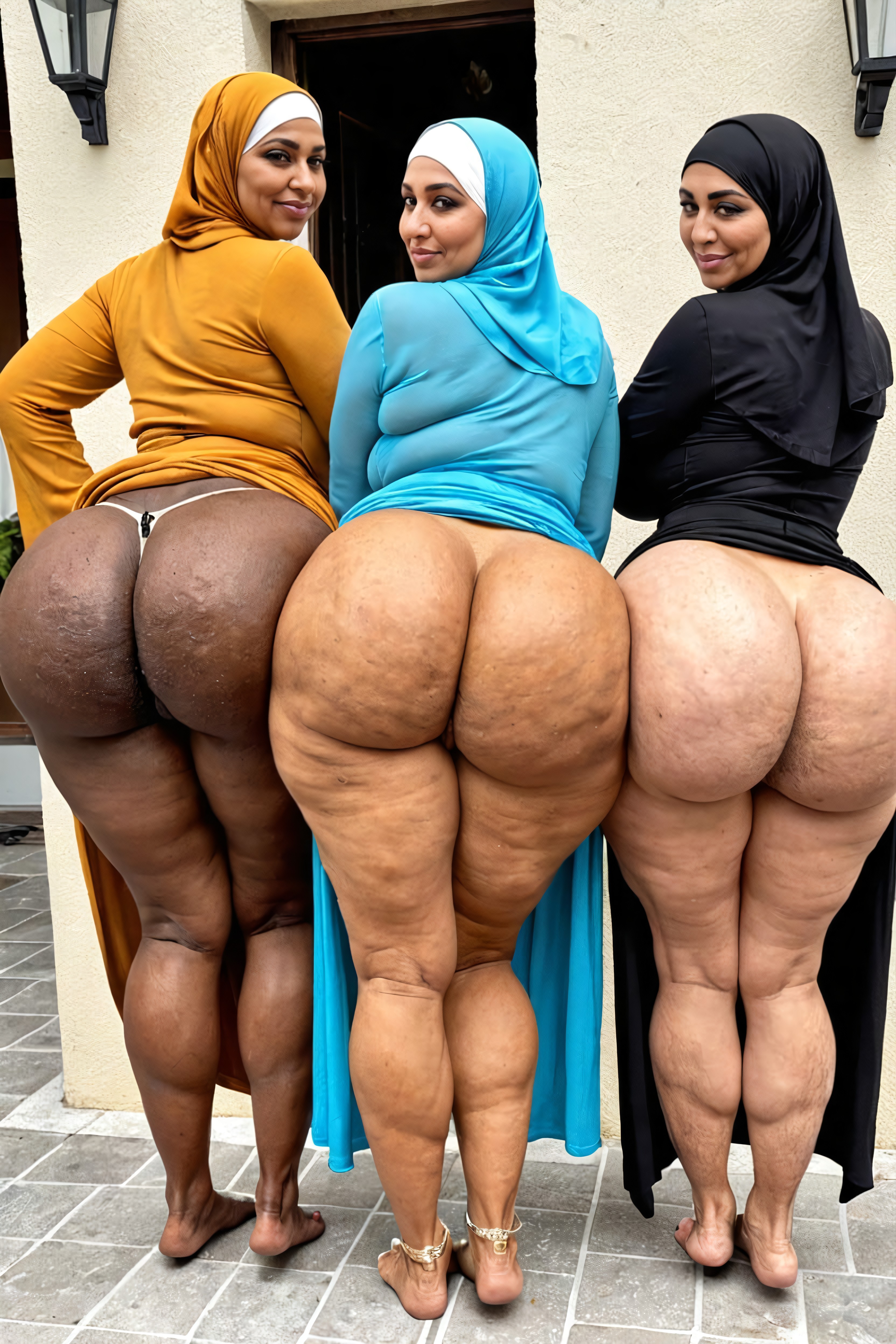 Big Feet, Big Feet, Hyper Ass BBW AI Porn