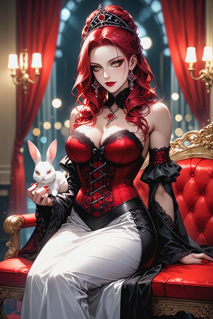 Quiet Decadent Atmosphere, Break Detailed Fabric Folds, Atmospheric Lighting Hentai AI Porn