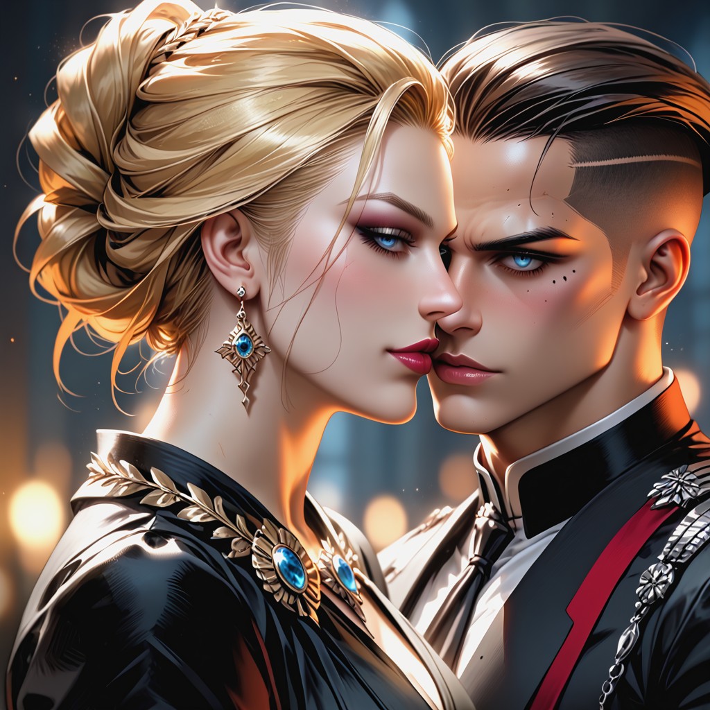 Simple Dark Inquisitor Robes, Soft Bokeh, Luxurious Black Renaissance Gown Hentai AI Porn