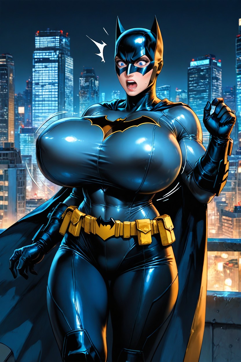 Tg Transformation, Male Batman Suit, Face Fully Covered AI Porn