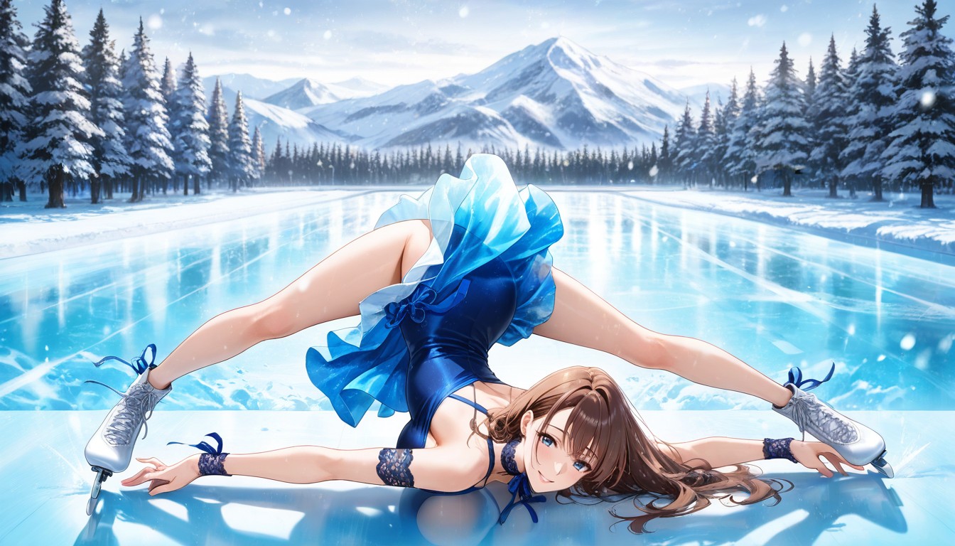 Lace Wrist Bands With Ribbons, Sexy Lady, Skinny Hentai AI Porn