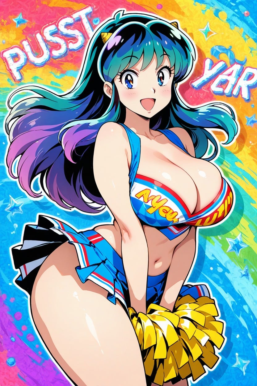 Colorful, Skirt, 1 Person Hentai AI Porn