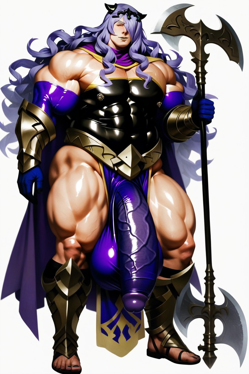 Simple Background, Camilla's Armor, Cosplay AI Gay Porn