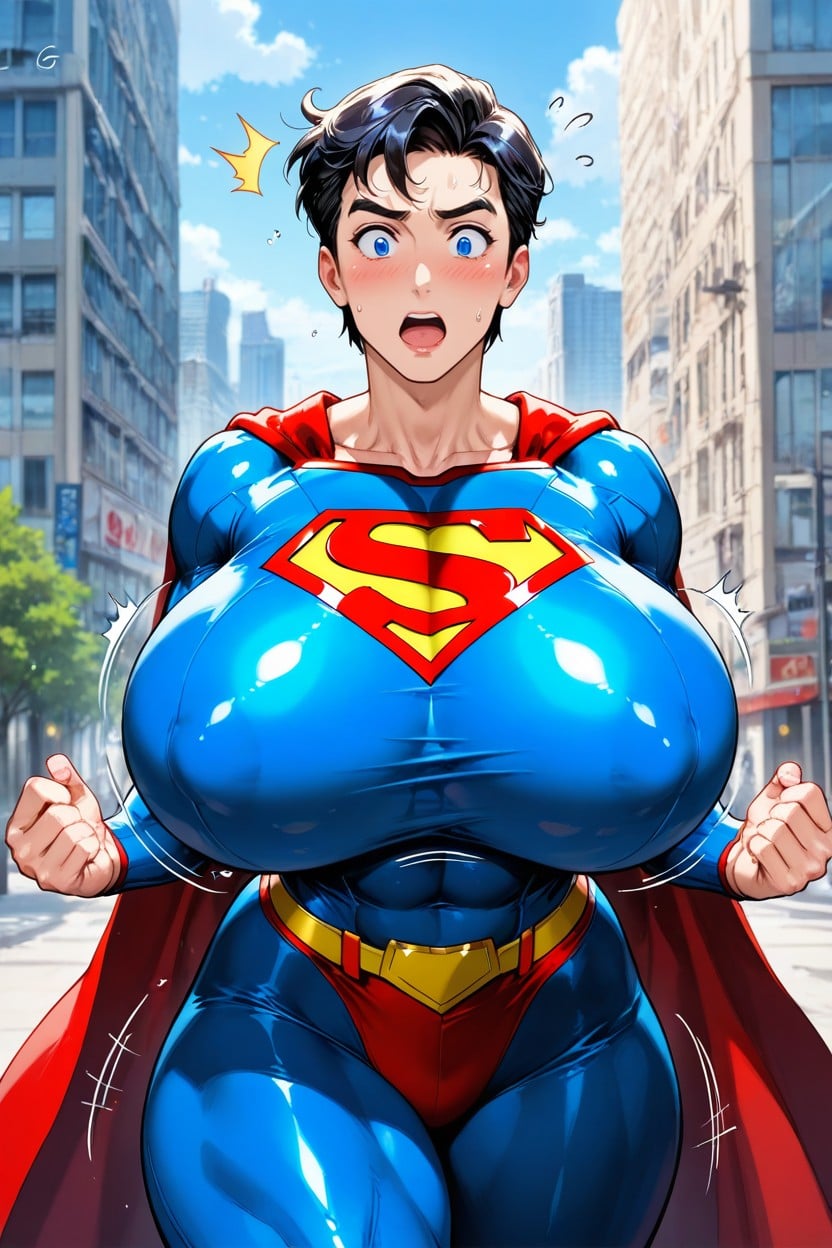 Colossal Hyper Breasts, Solo, Muy Corto Porno IA