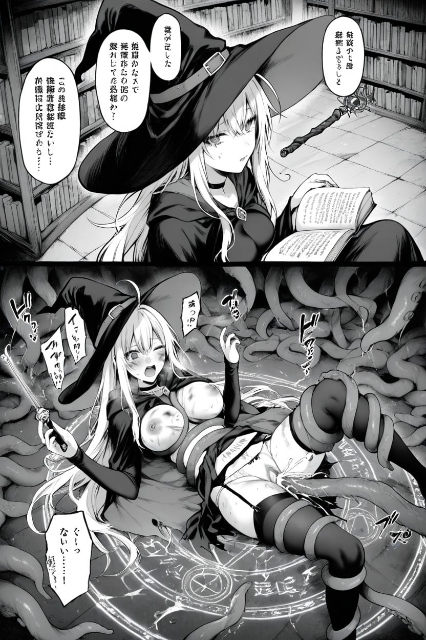 18+, Panties Around Leg, Speech Bubbles Hentai AI Porn