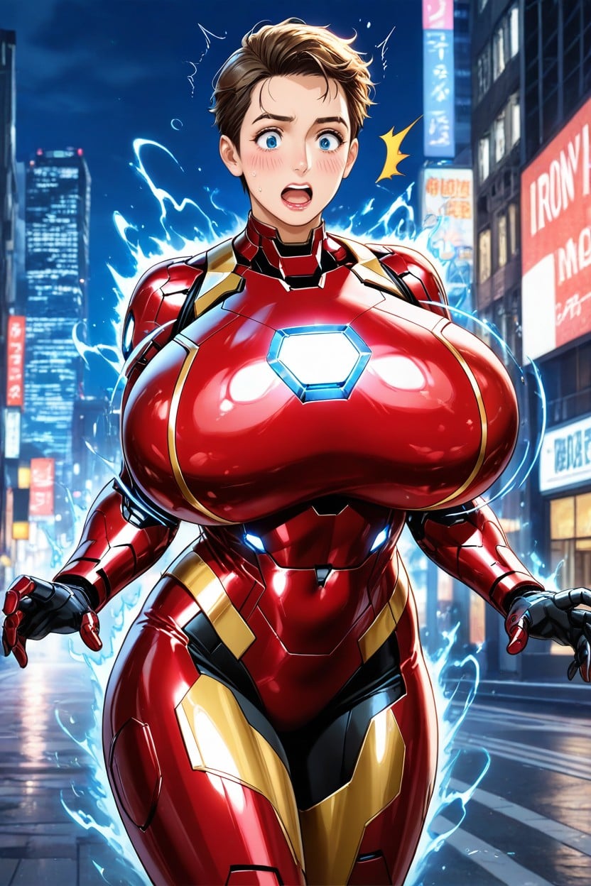 Iron Man Cosplay, 18+, Fully Clothed AI Porn